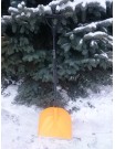 Высокопрочная снеговая лопата  САНТА желтая