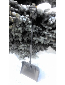 Высокопрочная снеговая лопата  СНЕЖНАЯ КОРОЛЕВА черная