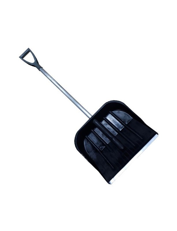 Морозостойкая лопата 470/420 с накладкой, с алюминиевым черенком и ручкой